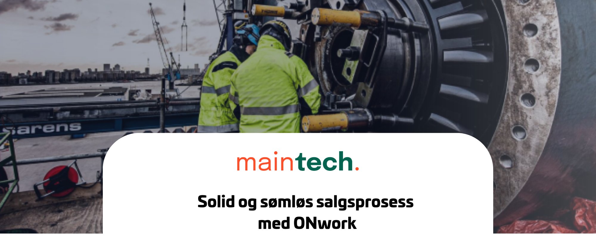 Solid og søvnløs salgsprosess med ONwork 