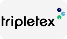 Logo for Tripletex, representing integration with ONwork for seamless financial management and project administration.